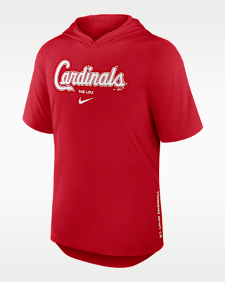 St. Louis Cardinals Arched Wordmark Men's Nike Dri-FIT MLB Hooded